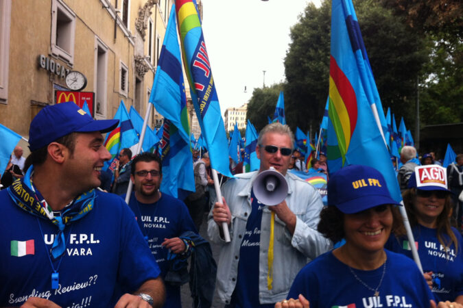 manifestazione Roma settembre 2012